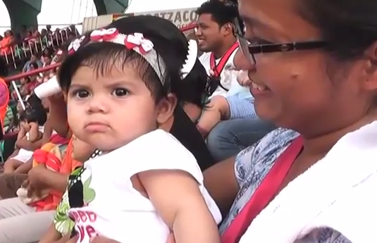 Comienzan las festividades del día del niño en Coatzacoalcos.