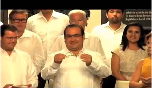 Recibe el gobernador Javier Duarte las llaves de la ciudad de Veracruz