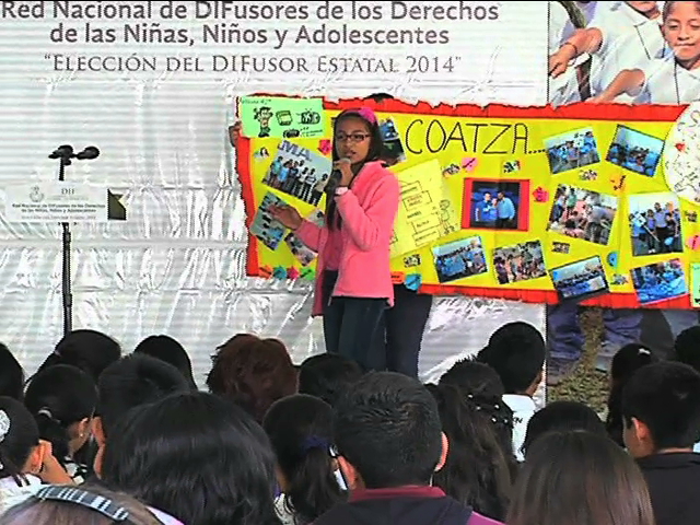 Eligen niñas, niños y adolescentes al Difusor Estatal 2014