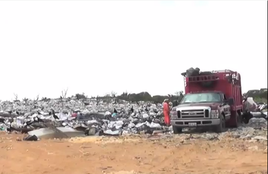Se acaban los espacios el basurero a cielo abierto de las matas en el Sur de Veracruz.