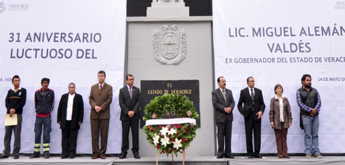 Celebran 31 aniversario luctuoso del expresidente de la República, Miguel Alemán Valdés