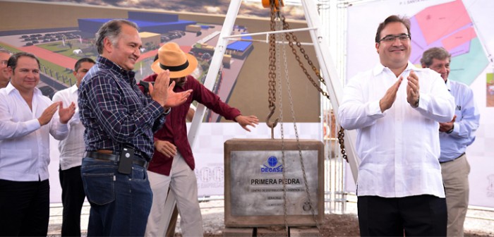 Coloca Javier Duarte primera piedra de la empresa 631 del Programa Mil Grandes Empresas en Veracruz