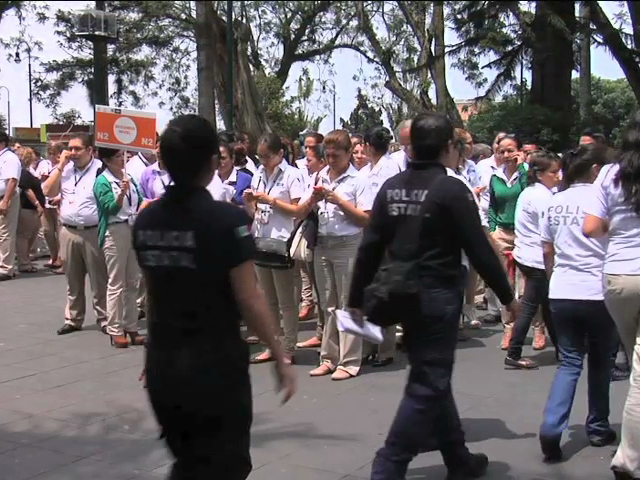 Realizan simulacro de sismo e incendio en el puerto de Veracruz