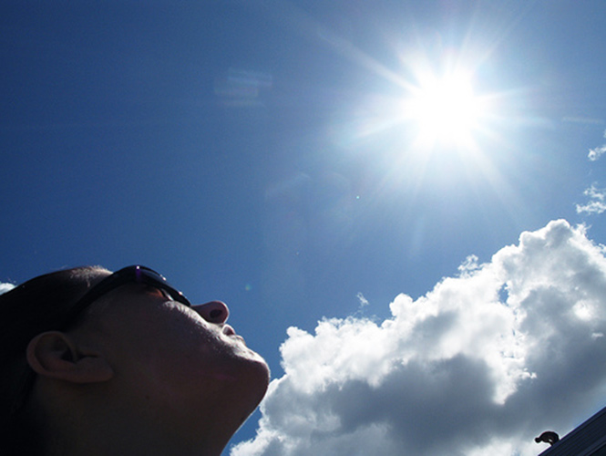 Esta mañana se observa cielo despejado a medio nublado en Veracruz