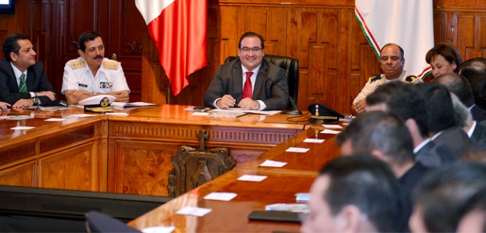 Instala Javier Duarte Consejo de Protección Civil por Temporada de Lluvias y Ciclones Tropicales