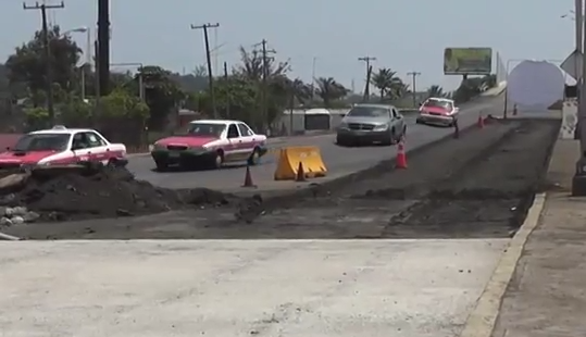 Un avance del 40% tiene la rehabilitación de la carretera transístmica.