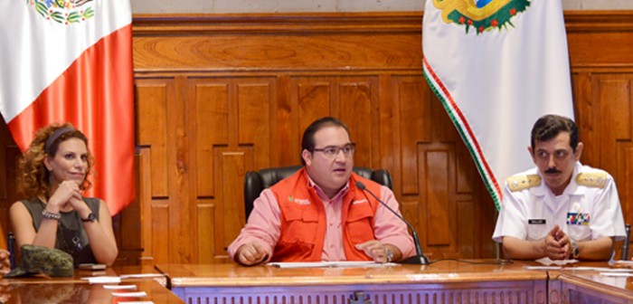 Activa Javier Duarte Comité de Emergencias por Depresión Tropical Boris