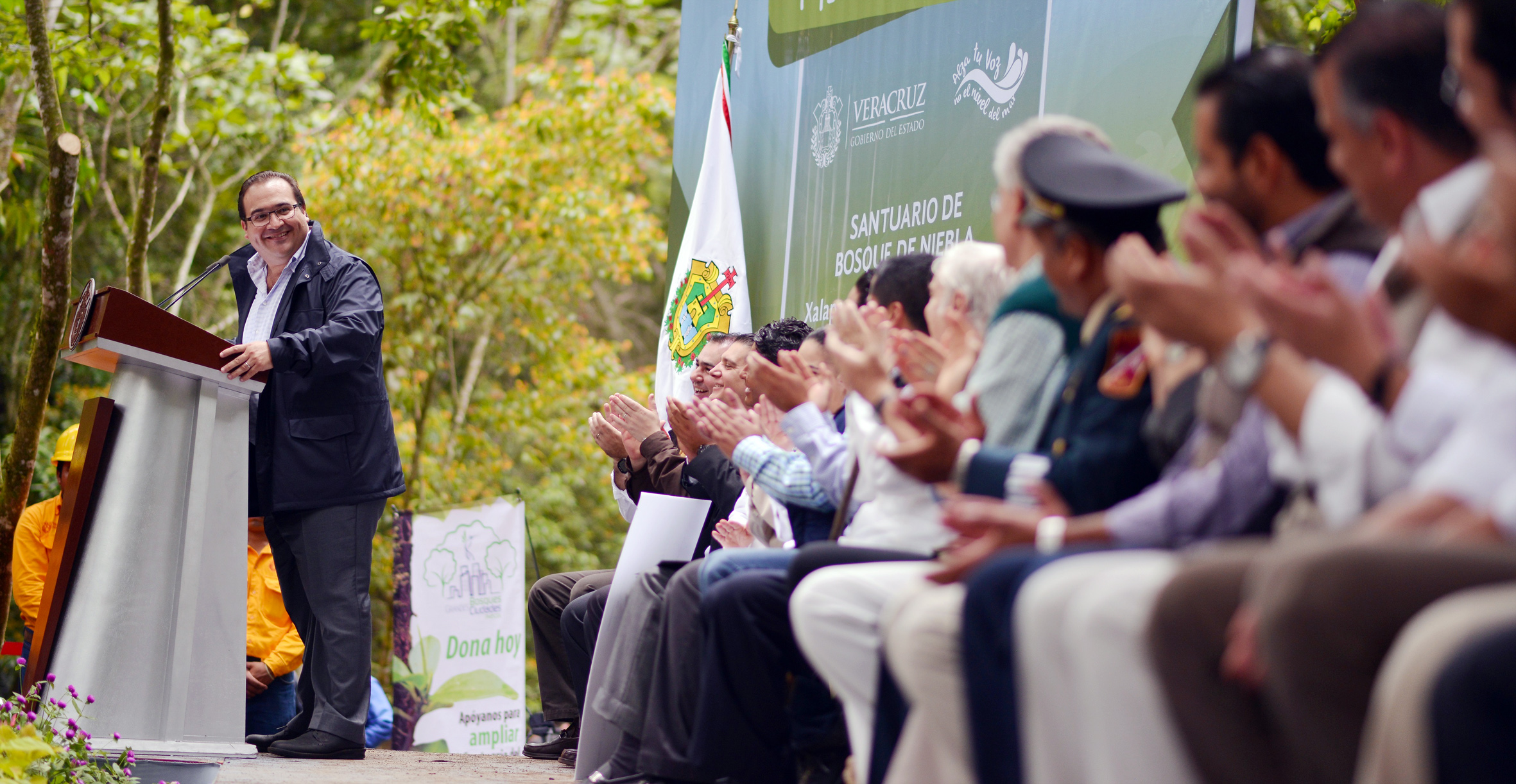 Entrega Javier Duarte recursos por 11 mdp a ganadores del Fondo Ambiental Veracruzano