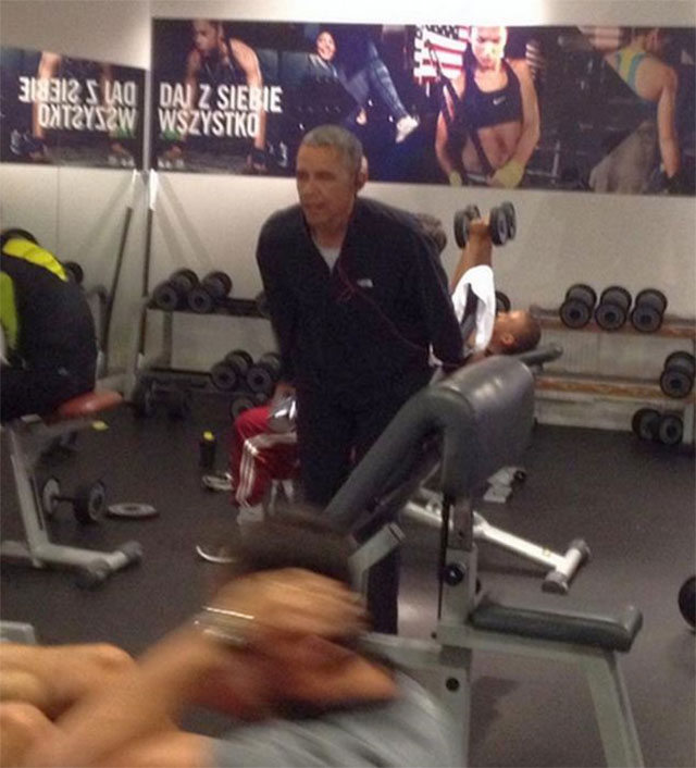 Pillan a Obama en intimidad de gimnasio y se desata el escándalo