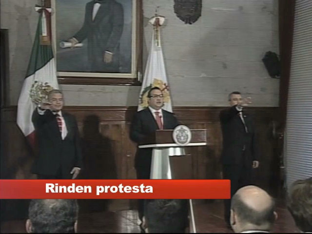 Toma protesta el Gobernador Javier Duarte a nuevos Funcionarios del Gabinete