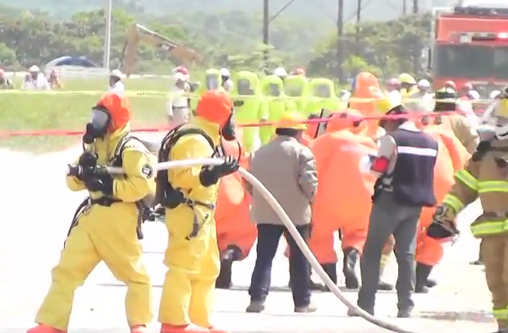 Realizan Simulacro de Nivel 3 en la Zona Industrial del sur de Veracruz.