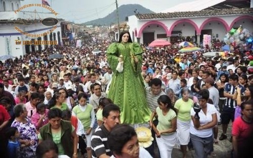 Concluye en Xico la novena a Santa María Magdalena