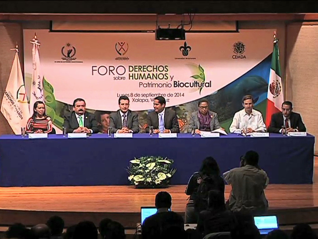Inicia en Xalapa Foro sobre Derechos Humanos y Patrimonio Biocultural