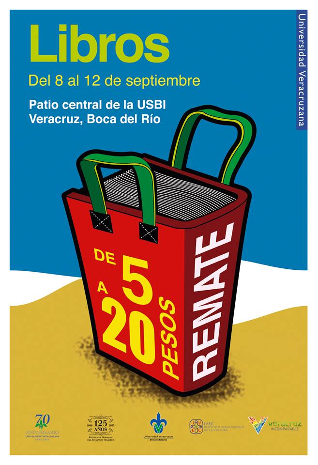 Libros desde 5 pesos en la Semana UV de la Lectura en Boca del Río