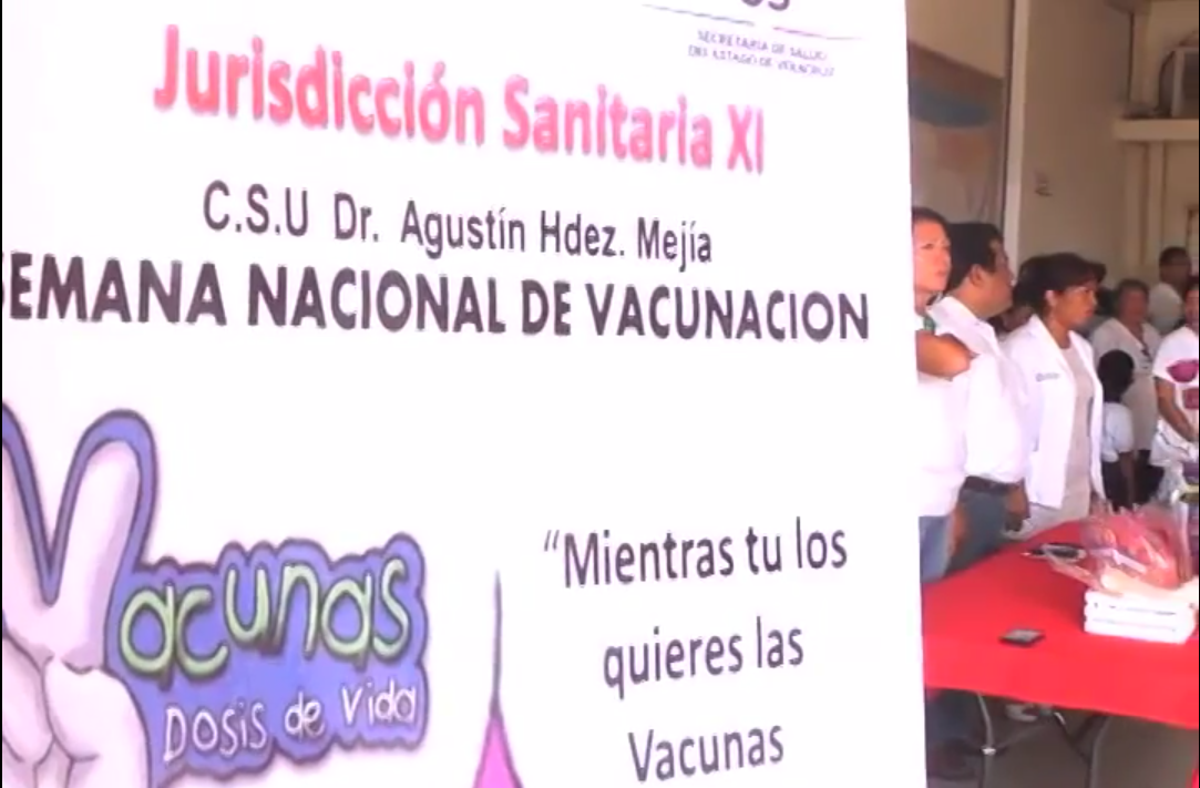 Arrancó formalmente la tercera Semana Nacional de Salud en el Sur de Veracruz .