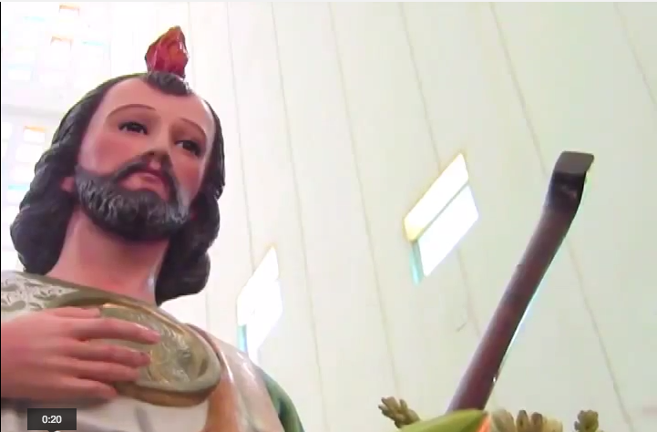 Celebran feligreses al Santo de las causas pérdidas, San Judas Tadeo.