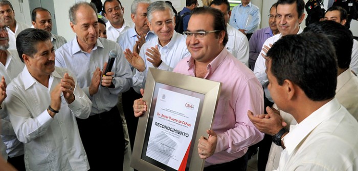 Reconocen Cámara de Diputados y Tenaris-Tamsa a Javier Duarte por su impulso a la industria siderúrgica