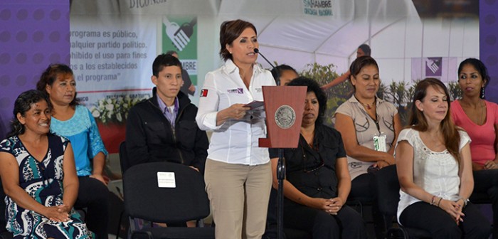 En Veracruz, se cumplen los compromisos sociales: Rosario Robles