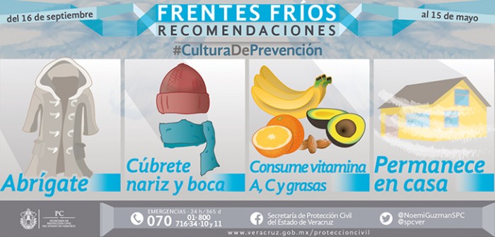 Se espera viento del norte, algunas lluvias y bajas temperaturas por reactivación de FF41: PC