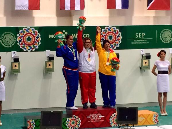 Consigue México oro y plata en tiro de 10 metros femenil