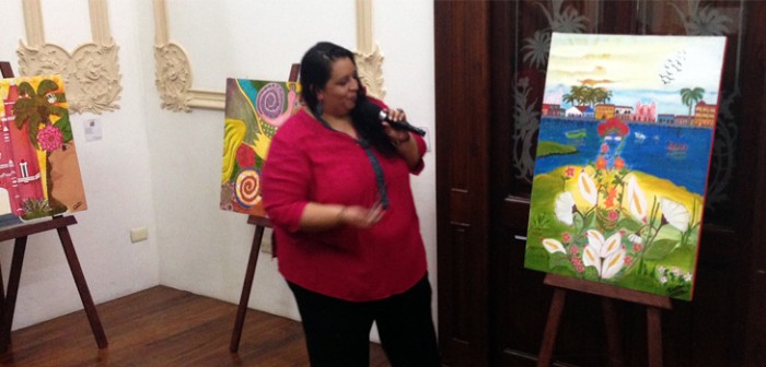 Inaugura Colver muestra artística de Isolda Castro