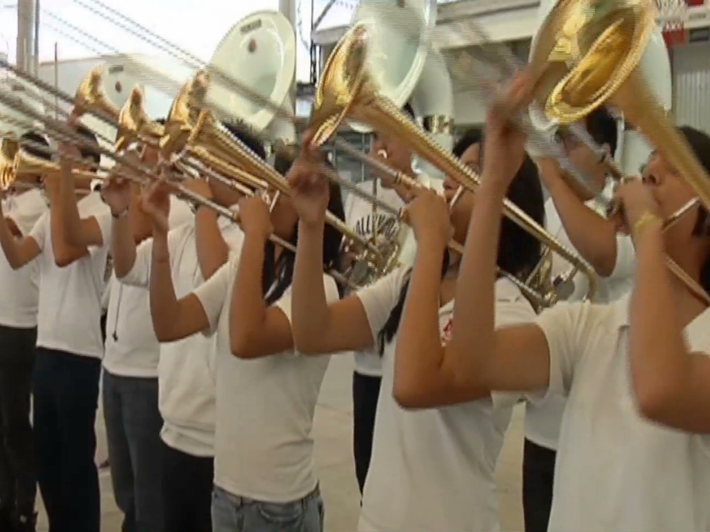 Delfines Marching Band ofrece concierto en el Estadio Xalapeño
