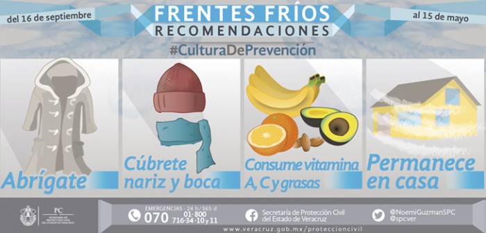 Se esperan lluvias, viento del norte y bajas temperaturas gran parte de la semana: PC