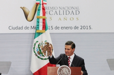 El Presidente Enrique Peña Nieto destacó el crecimiento de la base de contribuyentes