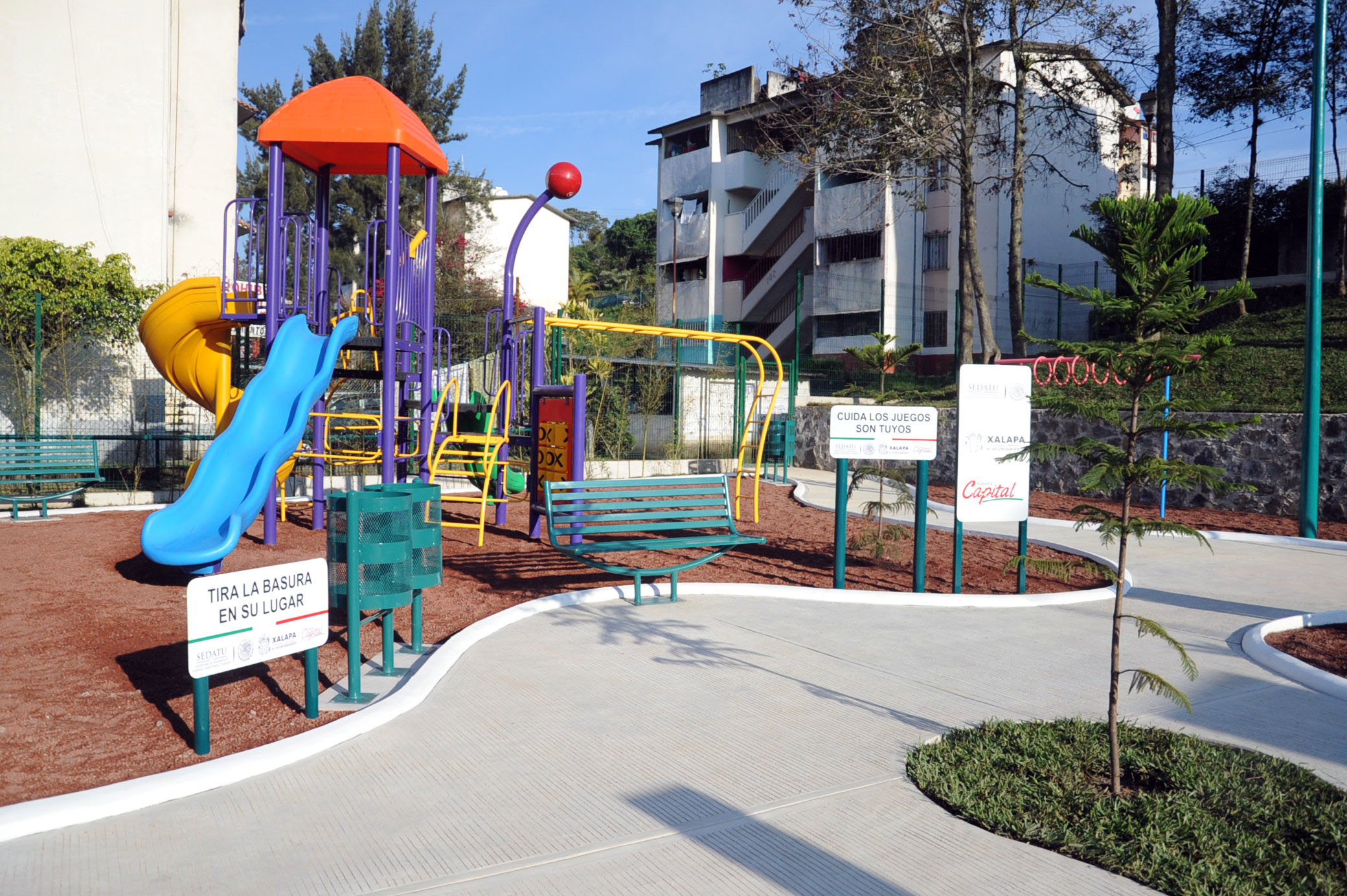 Ayuntamiento y Sedatu inauguran Parque Buena Vista II en Xalapa