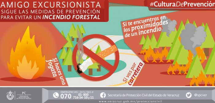 Emite PC aviso especial por surada y riesgo de incendios forestales, entre sábado y domingo
