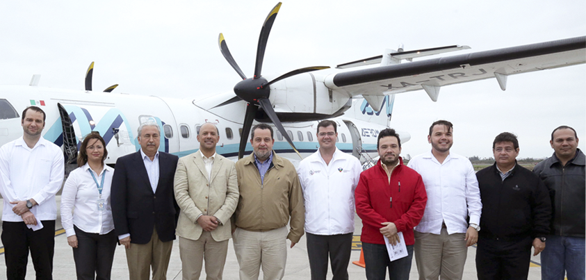 Inauguran nueva ruta aérea entre Veracruz y Ciudad del Carmen