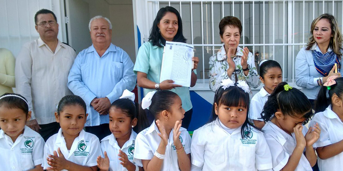 Escuela Ejército Mexicano tiene nuevas aulas