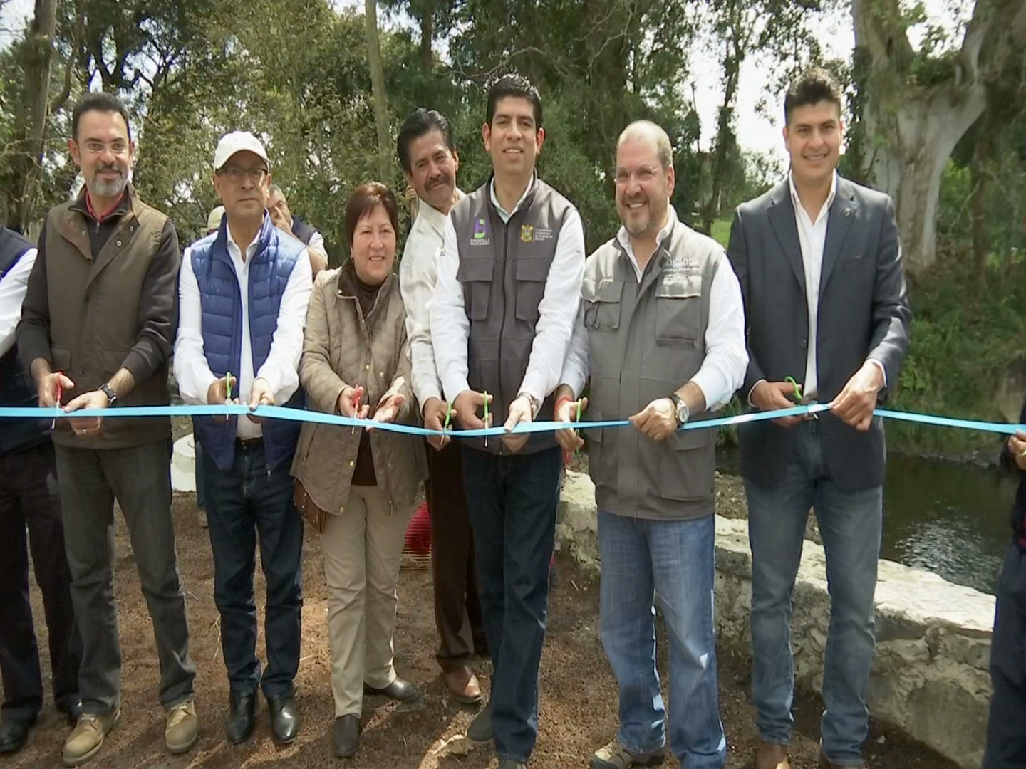 Inauguran Conagua y Ayuntamiento de Banderilla obras de drenaje pluvial y sanitario