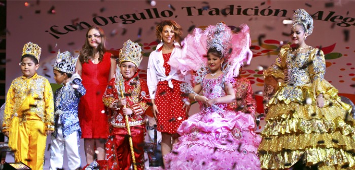 Leilani y Javier, Reyes Infantiles del Carnaval Veracruz 2015