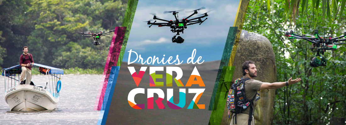 Dronies de Veracruz, innovadora campaña para promover la belleza del estado