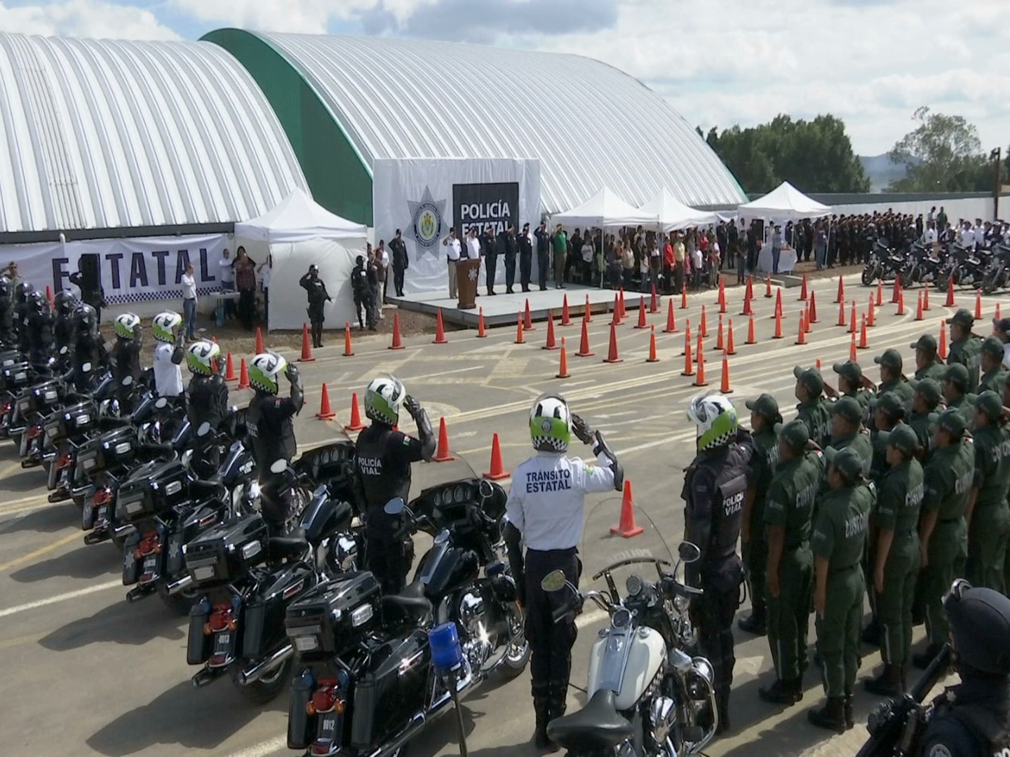 Escuadrón Motorizado de la SSP recibe motocicletas Harley Davidson