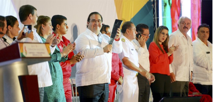 Inaugura gobernador Javier Duarte Olimpiada y Paralimpiada Estatal 2015