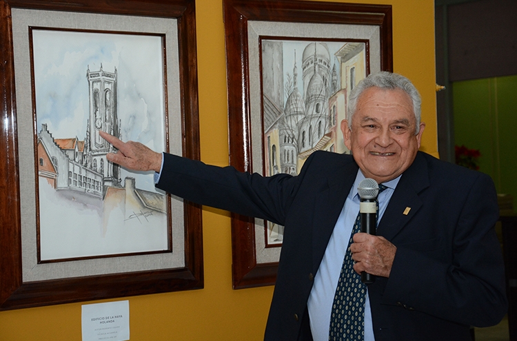 Continúa en el Congreso del Estado obra plástica del arquitecto Felipe Roberto Cejudo