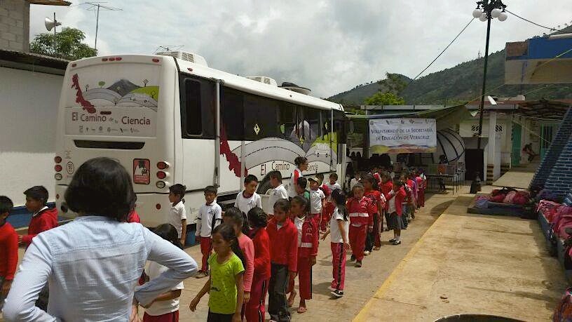 Inicia en Veracruz el Programa Museo Móvil, Camino a la Ciencia