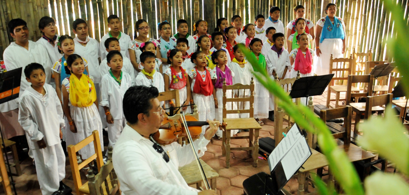 Inaugura DIF estatal la Casa de Música Totonaca en el Centro de las Artes Indígenas