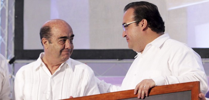 Se reúnen Javier Duarte y Murillo Karam en Veracruz