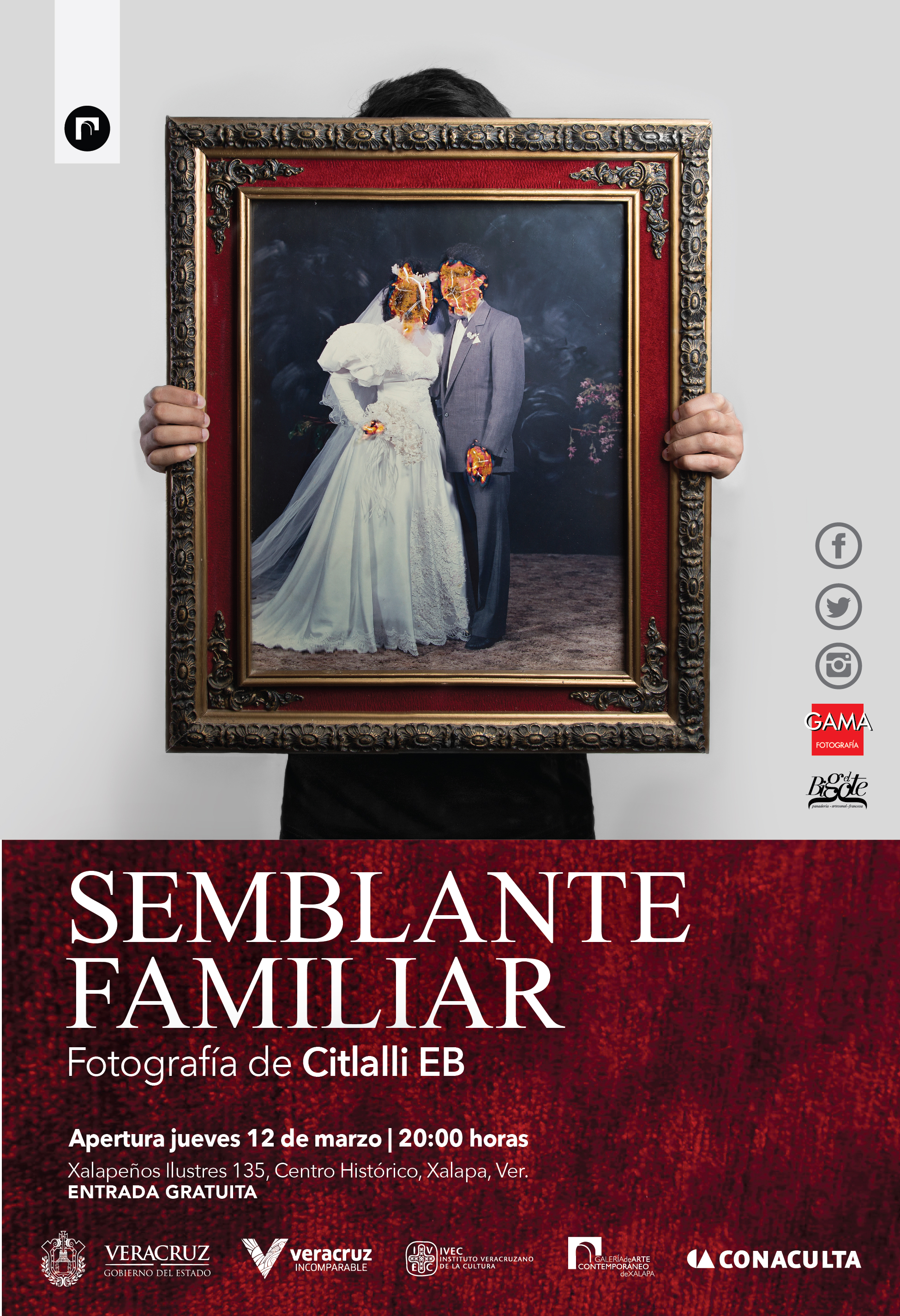 Este jueves se inaugura Semblante Familiar, en la GACX
