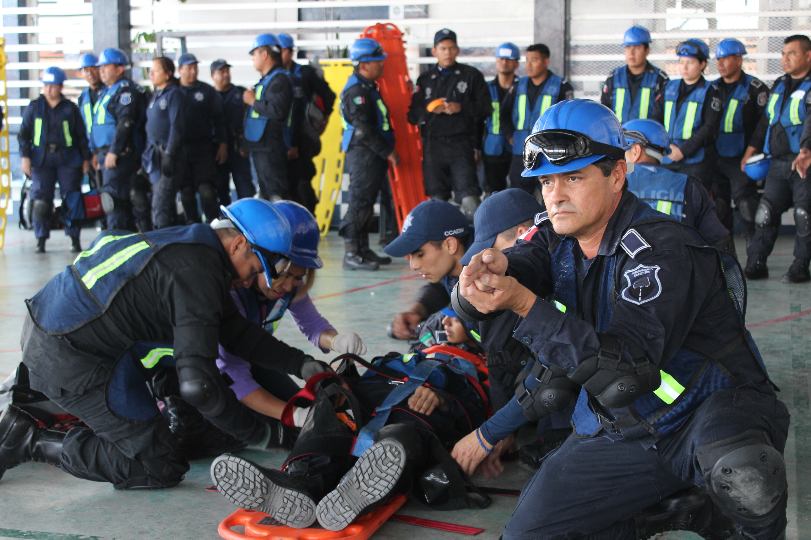 Imparte Policía Estatal curso de atención médica prehospitalaria a personal operativo