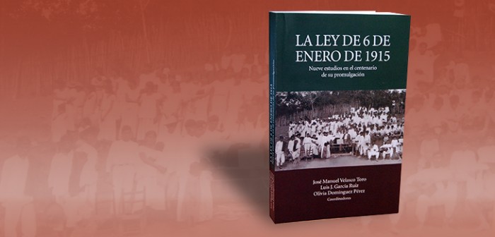 Presentarán libro conmemorativo del centenario de la Ley Agraria de 1915