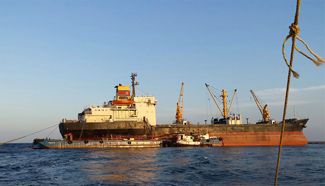 Tripulantes del buque norcoreano iniciaron trámites para prolongar su estancia en México