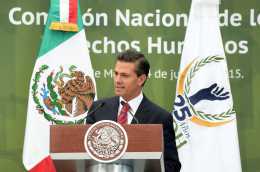 Reitera Peña Nieto su compromiso con los Derechos Humanos