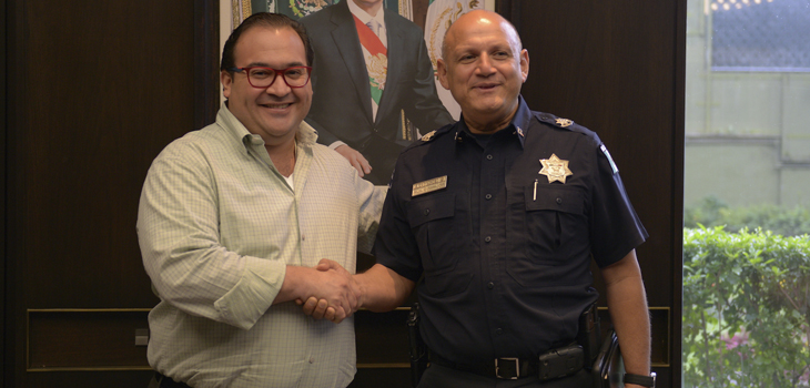 Se reúne Javier Duarte con nuevo Coordinador de la Policía Federal en Veracruz