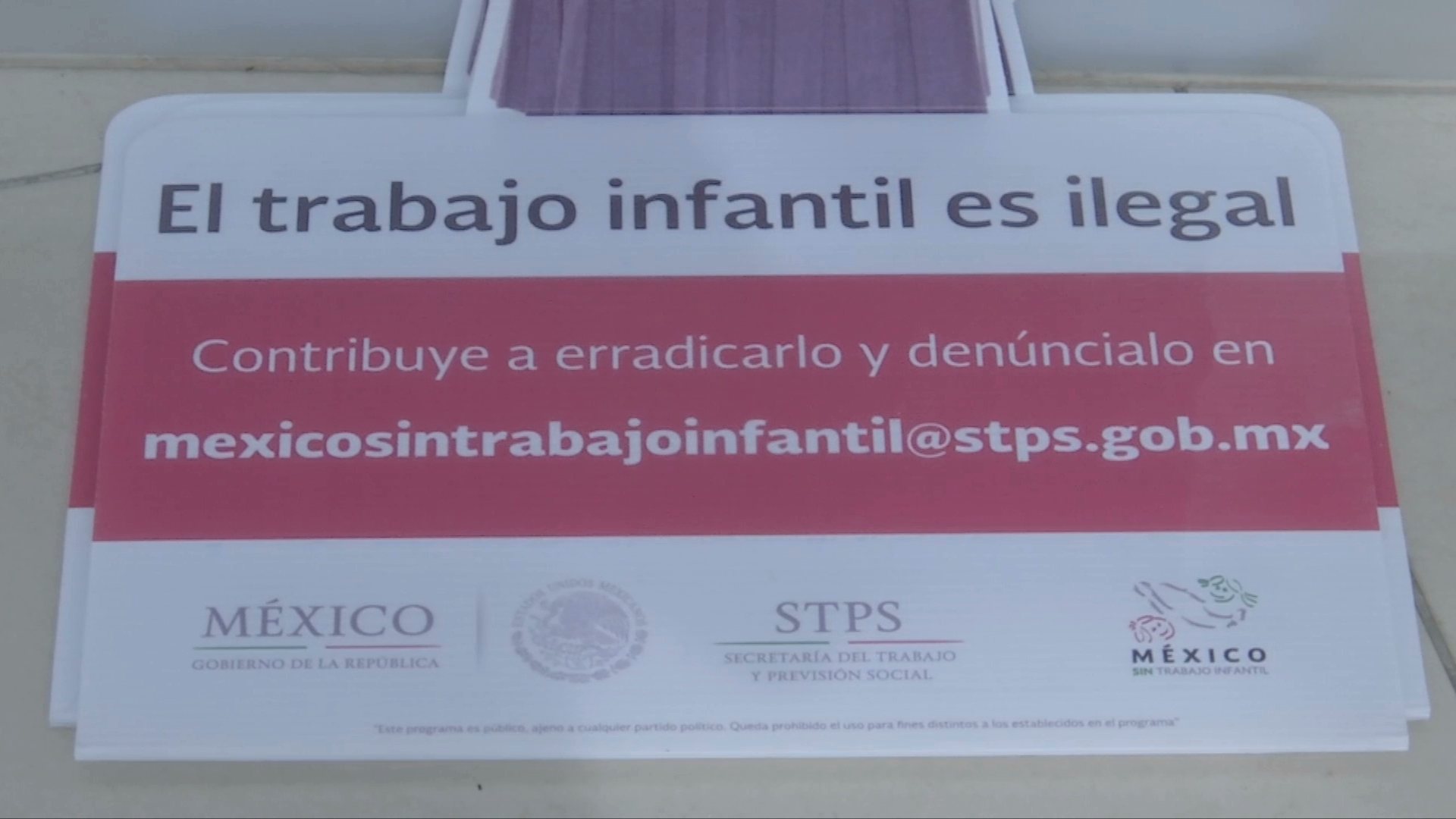 DIF y Secretaría del Trabajo combaten el trabajo infantil