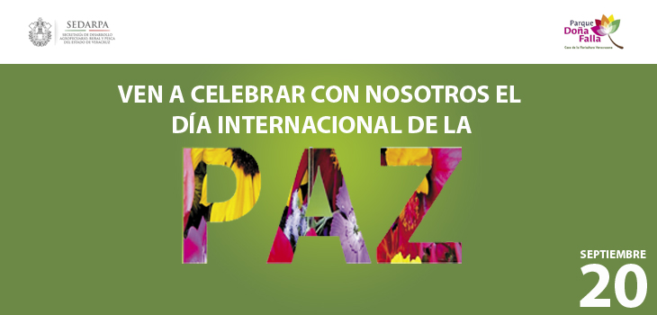 Celebrarán Día Internacional de la Paz en Parque Doña Falla
