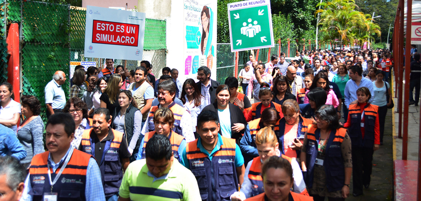 Todo un éxito la Jornada Estatal de Simulacros 2015